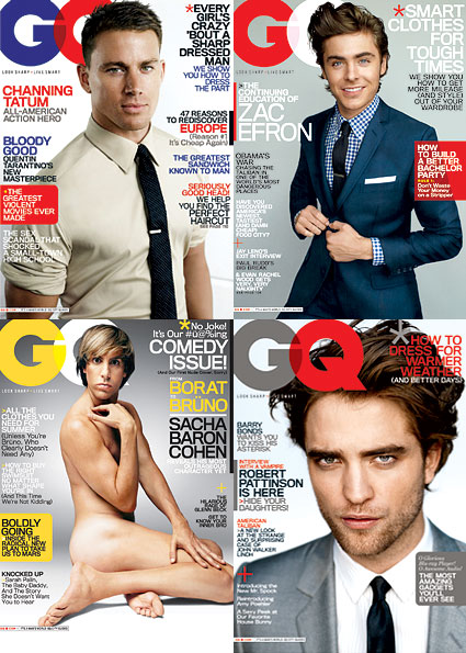 Channing Tatum, Zac Efron, Sacha Baron Cohen, Robert Pattinson Channing Tatum, Zac Efron, Sacha Baron Cohen, Robert Pattinson